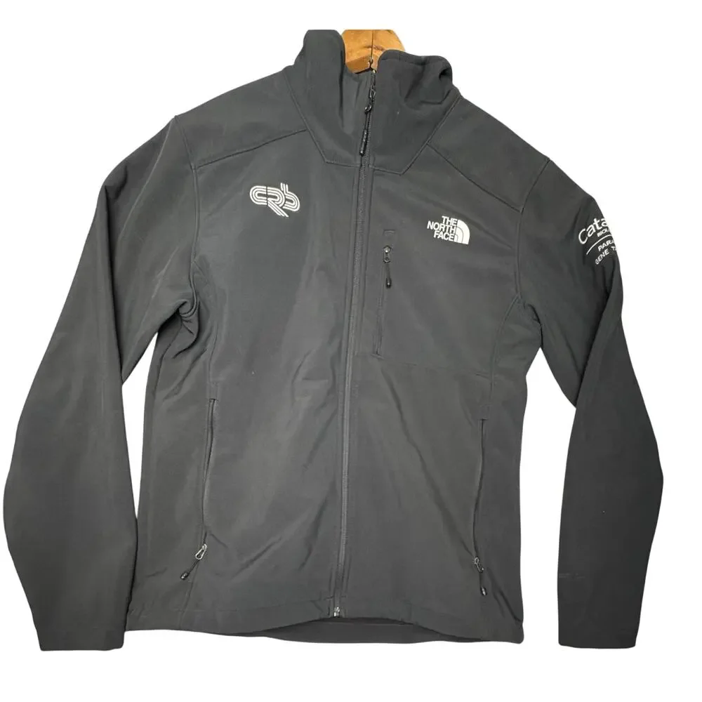 THE NORTH FACE Apex Jacket Outdoor Hiking Work Mens Size Medium Zip Pockets Logo